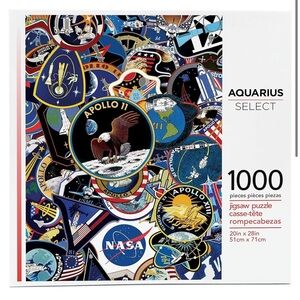 AQUARIUS NASA Mission Patches Puzzle -1000 Piece Jigsaw Puzzle